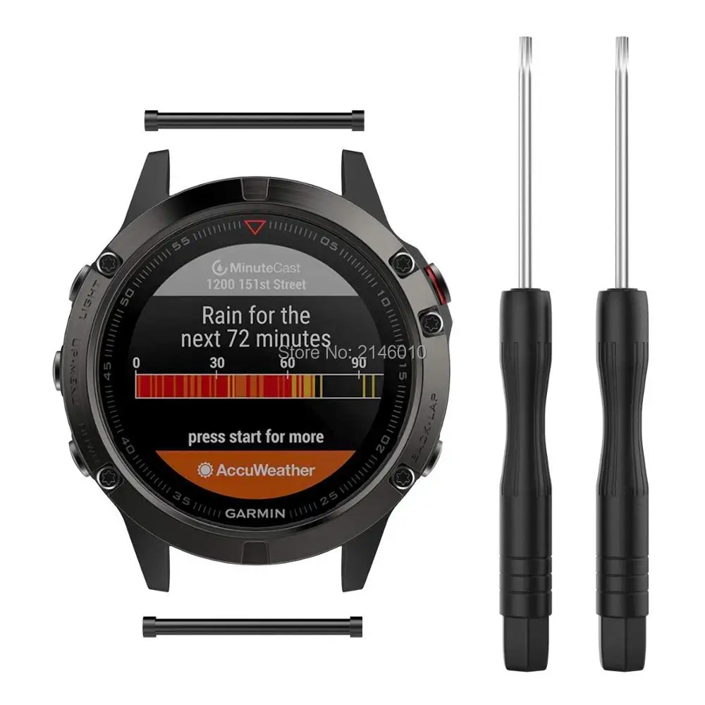 Фото 2 шт., сменные отвертки из нержавеющей стали Garmin Fenix 5/5X/Fenix 3/ Forerunner 935/630/230/735XT Watch №5