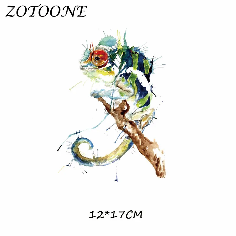 Термотрансферные наклейки ZOTOONE для одежды акварельные нашивки с птицами