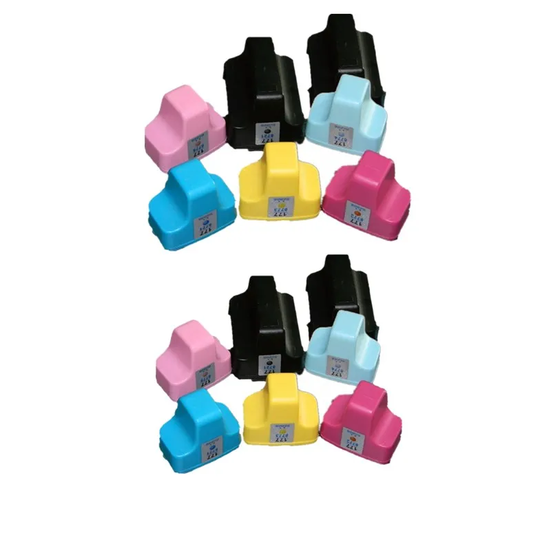 2SET 2BK Сменный картридж для принтера для HP177XL HP177 177XL 177 XL PhotoSmart 3110 3110v 3110xi 3207 3210 3210v 3210xi 3213 принтер - Цвет: 2SET 2BK