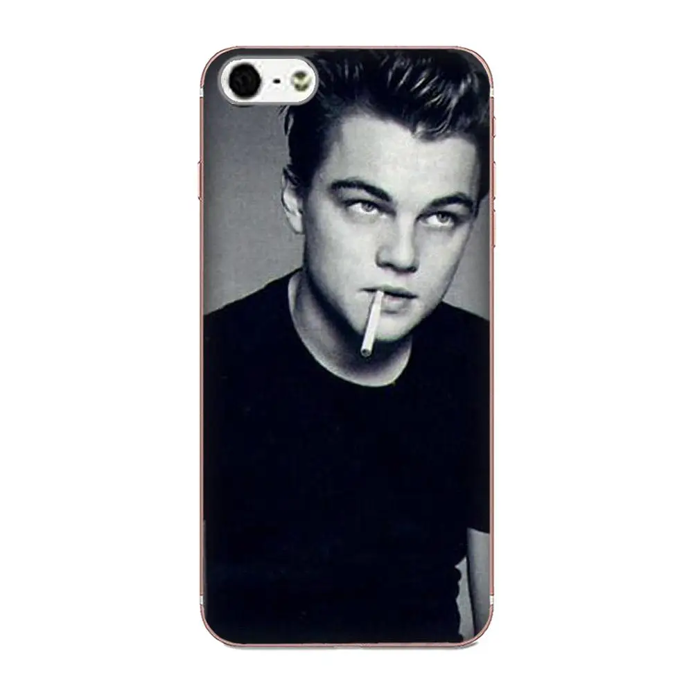 Мягкий термополиуретановый чехол для телефона Leonardo Dicaprio Young White Swan Portrait Xiaomi Redmi Mi