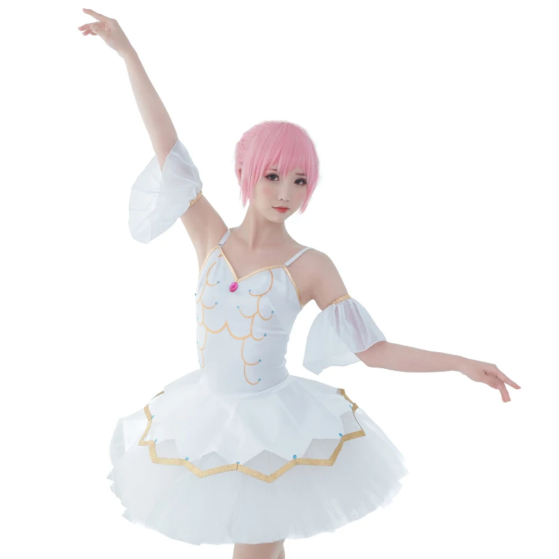 Puella Magi Madoka Magica Kaname Cute балетные формы Косплей Костюм F |