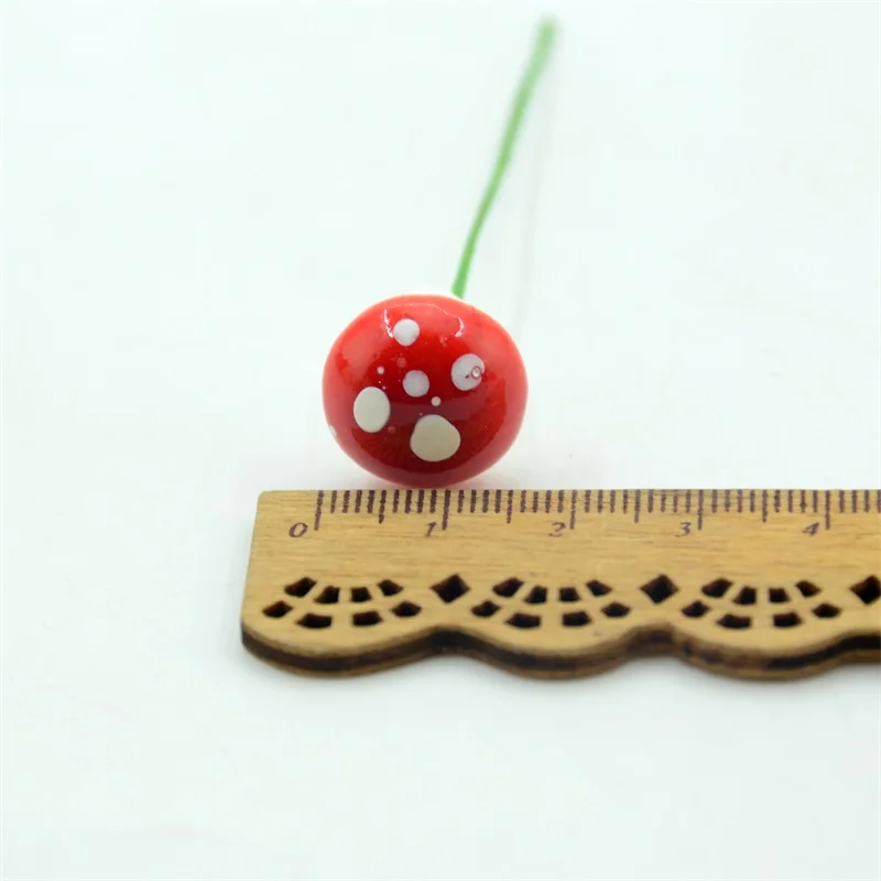 1.5cm 50 шт. мини-пенный гриб, искусственные растения, цветы для детей, ручная работа, домашний венок для вечеринок, праздников, свадеб - Цвет: 1.5cm