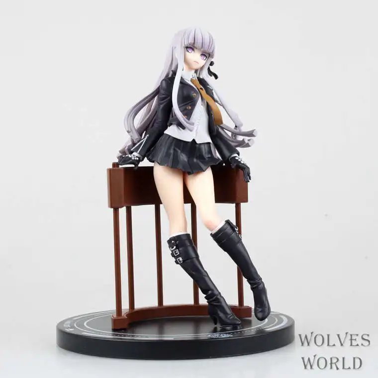 Huong Аниме Фигурка 23 см Danganronpa Kirigiri Kyoko Сексуальная ПВХ фигурка Коллекционная
