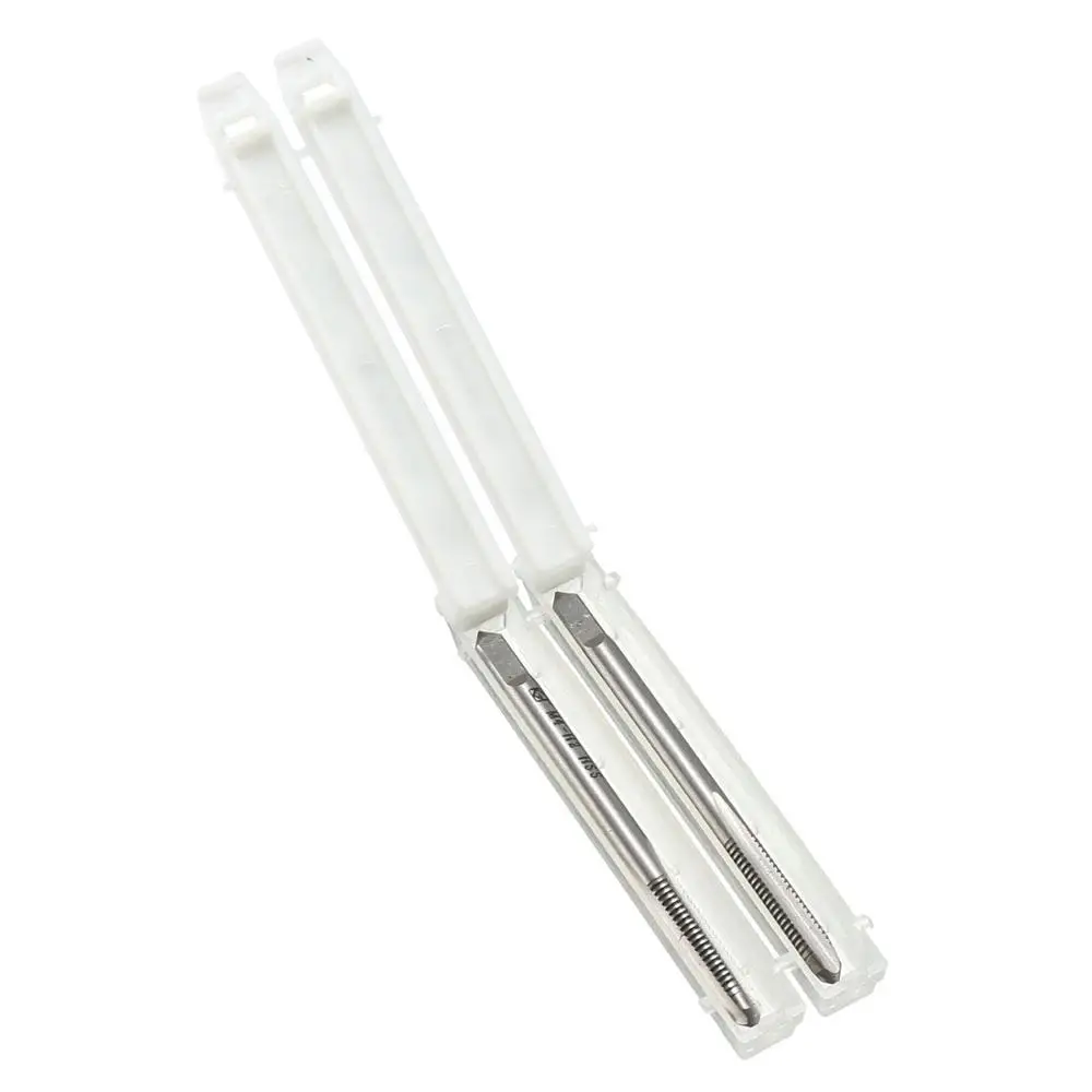 Uxcell метрический Tap M1.6 M2 M2.5 M3 M4 M5 M6 3 флейты H2 Thread Plug HSS Ti покрытием для часов и DIY 2