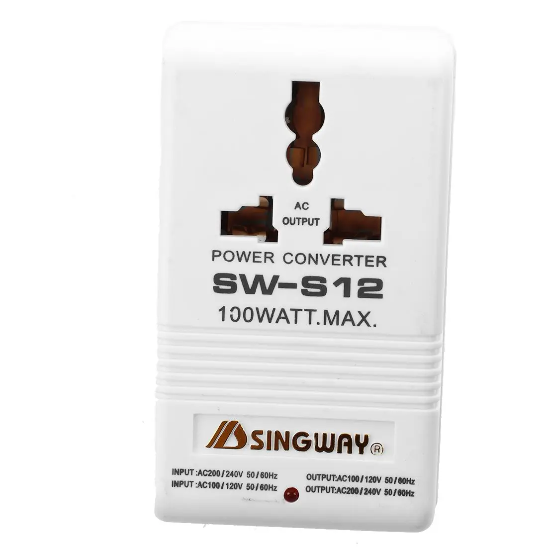 SINGWAY 100 Вт 110 В/120 В до 220 В/240 повышающий и понижающий преобразователь напряжения