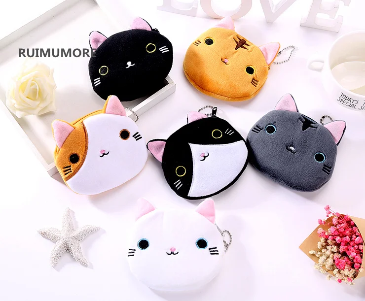 Нежный подарок игрушки кошки 10 см 6 цветов кошка плюшевые девочка брелок