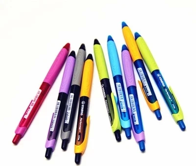 9Pcs Each Color 1PC Stabilo 328 перфоратор+ гелевая чернильная Ручка-роллер Sketch шариковая ручка 0,5 мм Германия 9 цветов - Цвет: 9Pcs Each Color 1PC