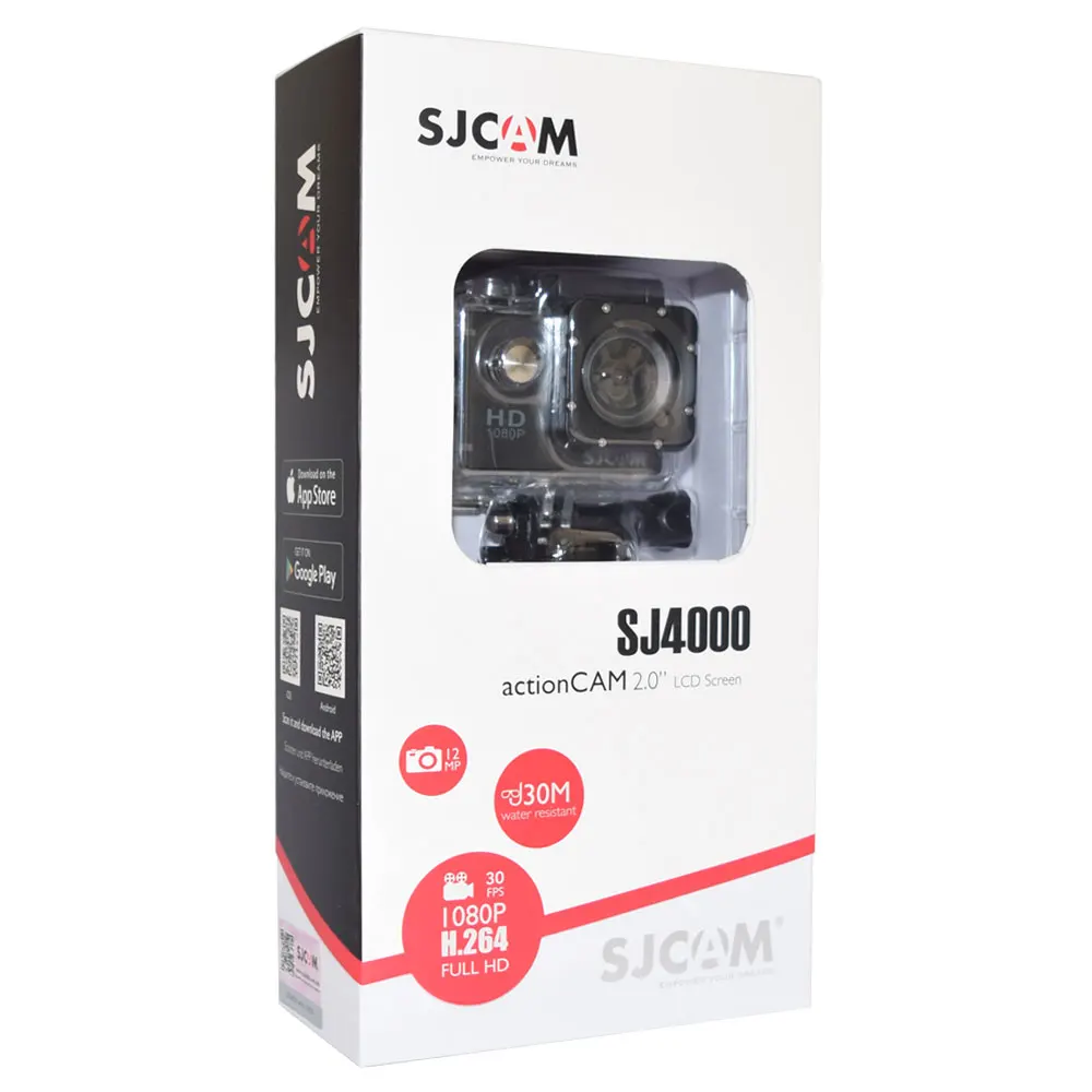 Оригинальная SJCAM SJ4000 действий Водонепроницаемая видеокамера возможностью