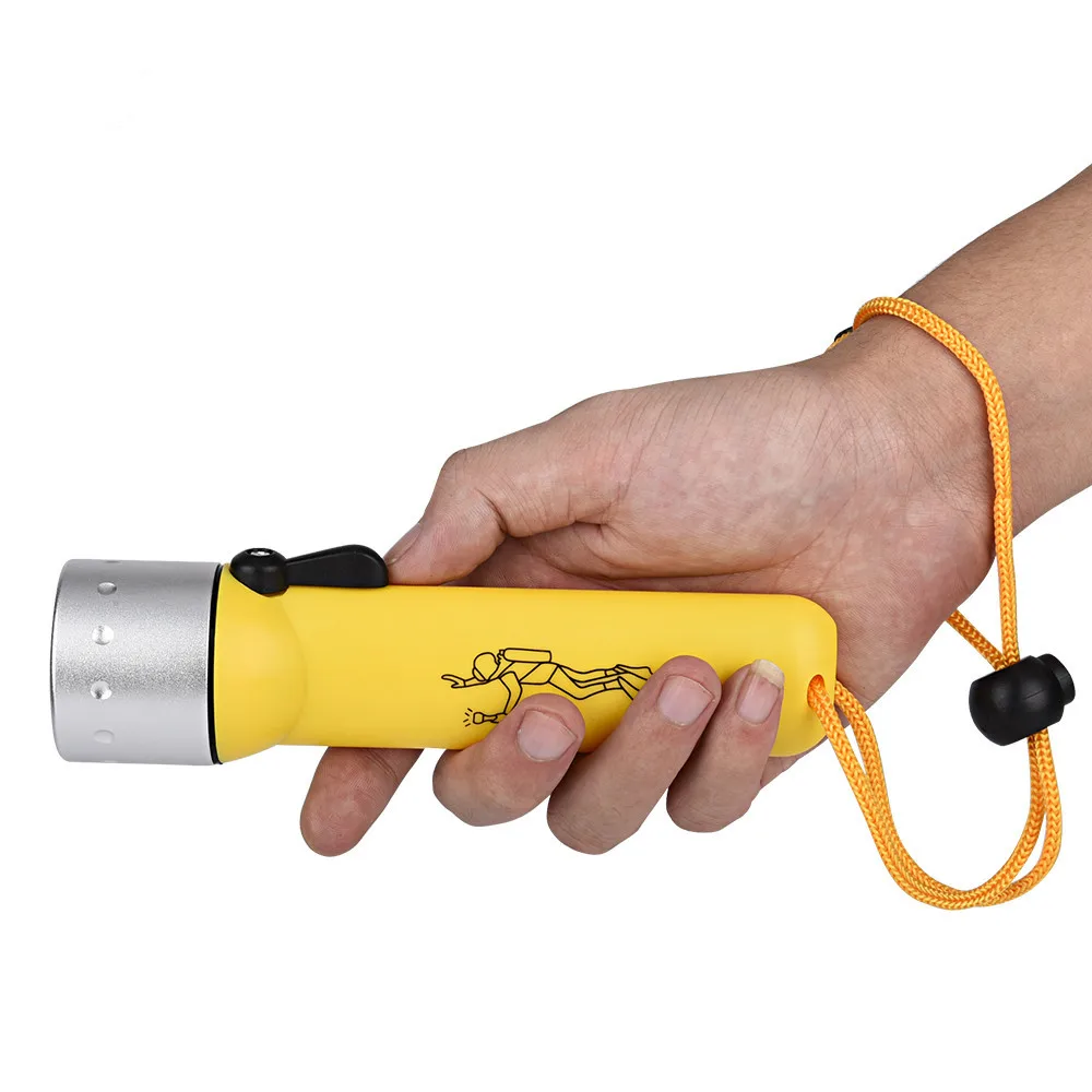 Подводный 1200LM XM-L T6 светодиодный фонарик из алюминиевого сплава для дайвинга и