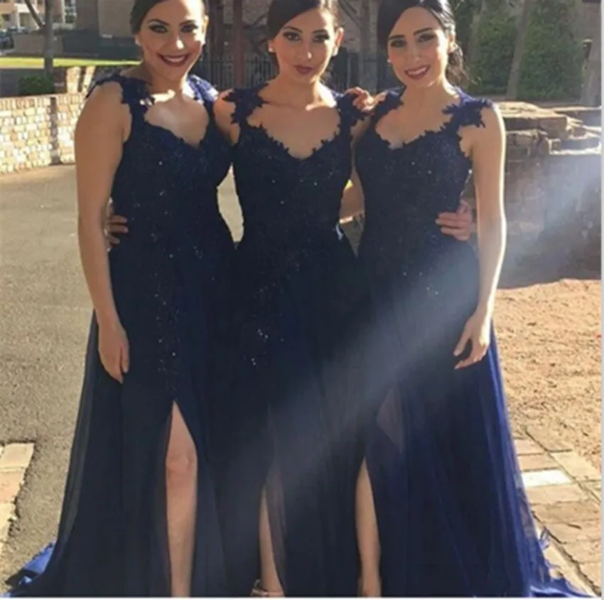 Платье подружки невесты с Боковым Разрезом платье длинным рукавом-крылышком