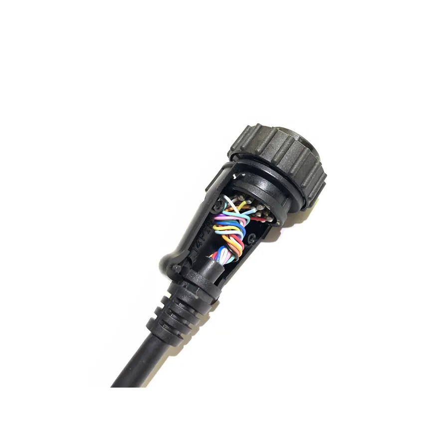 10 шт. Кабель-адаптер Be-n-z 14pin to 16pin full pin съемный OBD2 Диагностический соединительный кабель