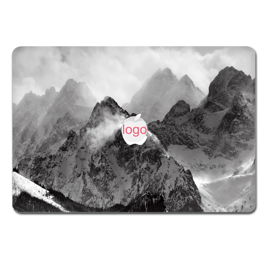 GOOYIYO горячая продажа наклейки для ноутбука верхняя виниловая наклейка снежные