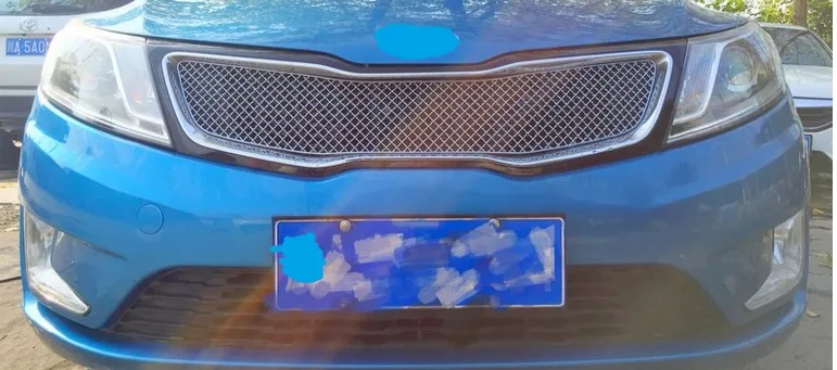 Передняя решетка радиатора для KIA Rio K2 из нержавеющей стали с тигровыми гоночными