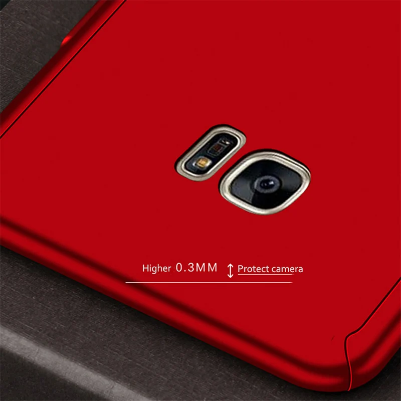 Защитный чехол CAPAME для Samsung Galaxy A5 2017 A7 с полным корпусом твердое противоударное
