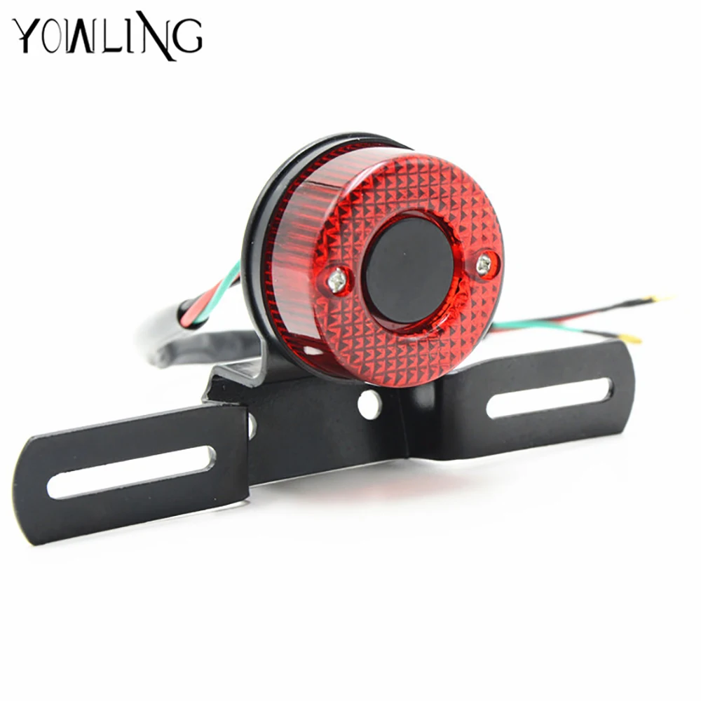 

Hot selling Universal The motorcycle tail light Brake Tail lights Rear License Lamps motorcycle for Universal Chopper Custom 12V