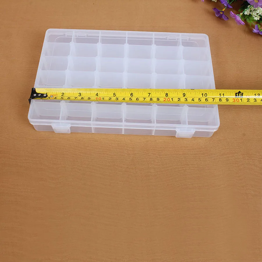 Прозрачная коробка для инструментов пластиковая хранения съемный дизайн