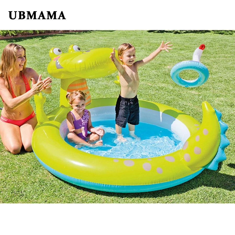 

Надувной пластиковый бассейн большого размера для всей семьи, детская игровая площадка, интересный стиль корабля, аксессуары для бассейна