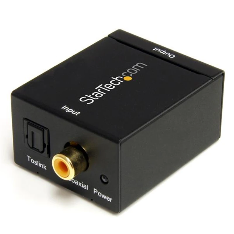 StarTech.com Adaptador конверсор аудио цифровой коаксиальный SPDIF o Toslink Optico a RCA Estereo Analogico 32 44 1