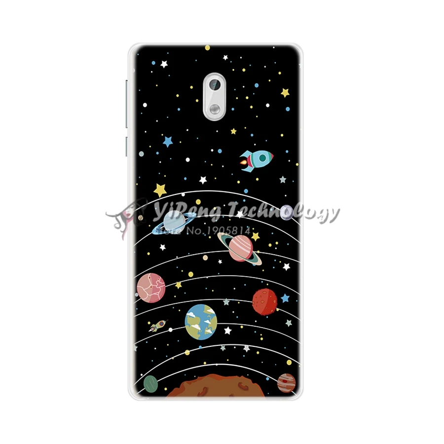 For Phone Case Nokia 3 Silicone 360 Cover Soft Nokia3 Back Housing Animal Cartoon Coque |