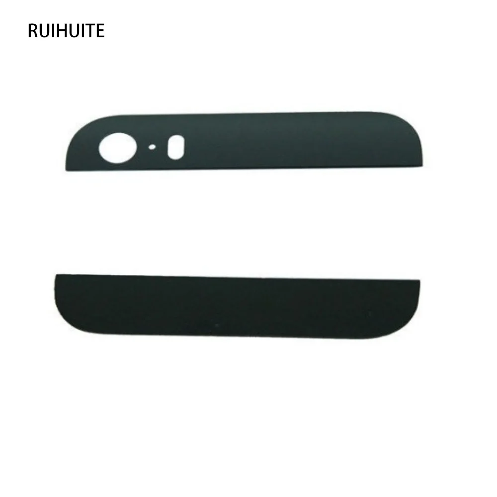 Новая верхняя и нижняя Задняя стеклянная панель RUIHUITE для iPhone 5S | Мобильные