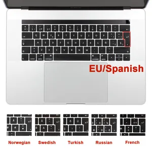 Чехол для клавиатуры из силикона, для MacBook Pro 13, 15, 20182019, A1706, A12159, A1989, A1989