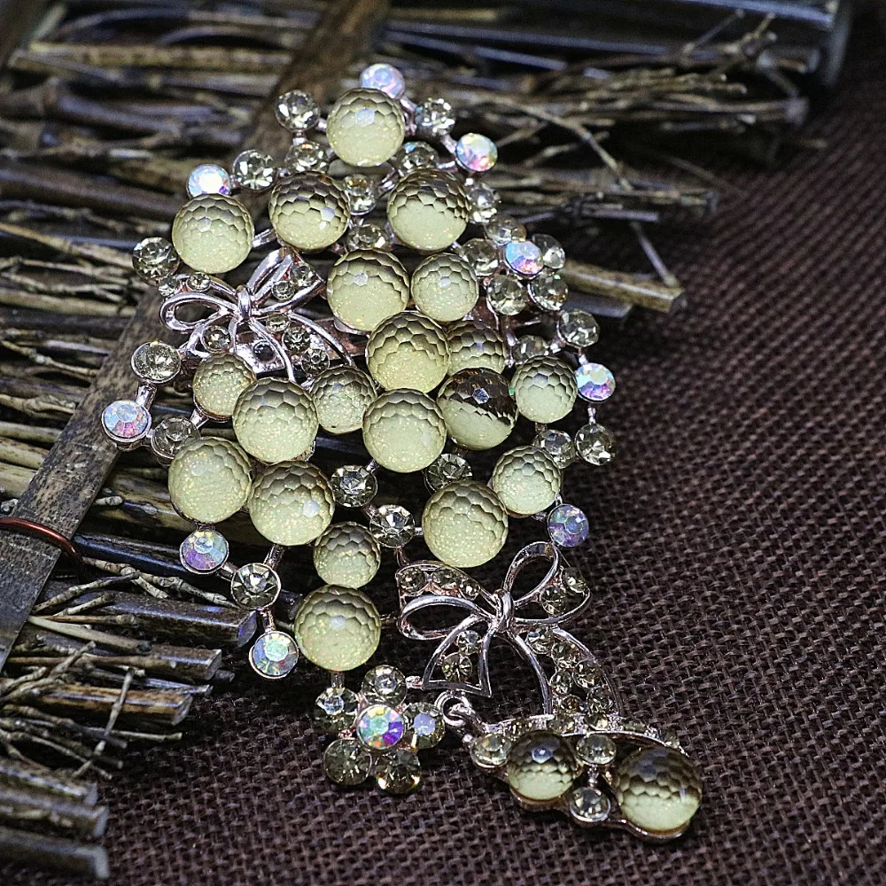 8 видов цветов крупные Броши для женщин со стразами букет Свадебный цвета