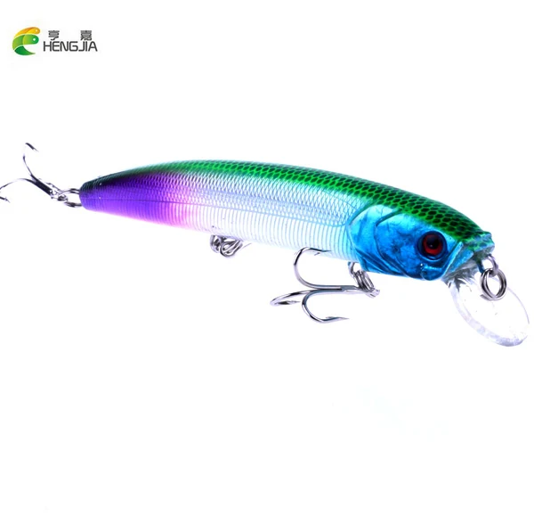 HENGJIA горячая Распродажа 1 шт. 12 5 см 15 6 г гольян пластик 3d глаза рыболовная приманка