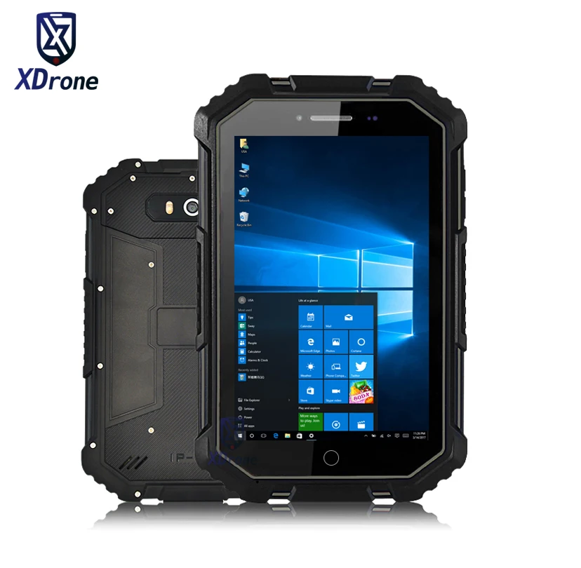 2018 Китай X16 прочный Windows 10 Home Tablet PC Водонепроницаемый Intel компьютер автомобиля Z8350 7