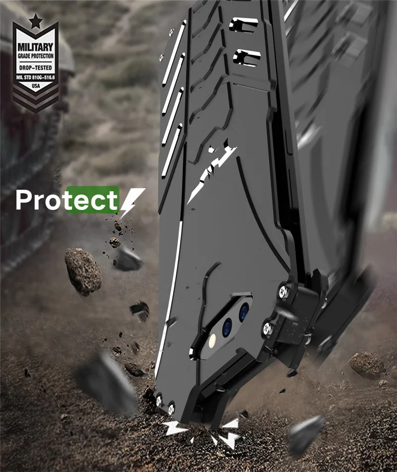 R-JUST для xiaomi black shark чехол жесткий противоударный Открытый Чехол подставка держатель чехол для телефона s для xiaomi black shark
