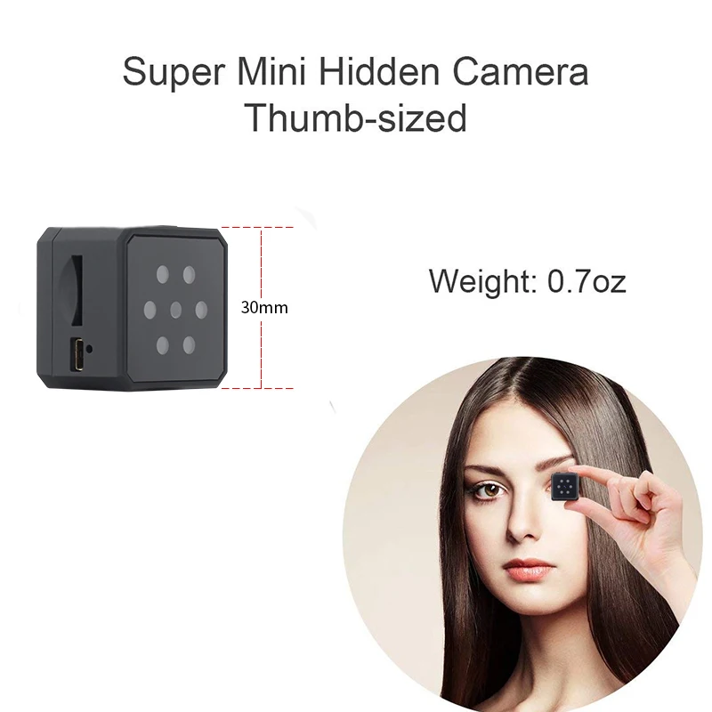 Мини Камера небольшой cam1080P Ночное видение Сенсор видеокамера микро видео DVR