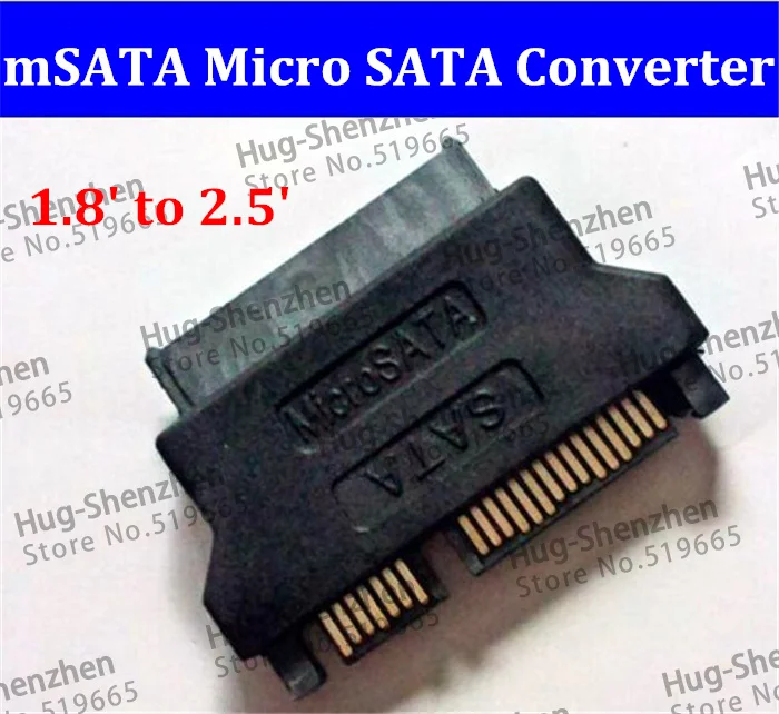 Совершенно новый переходник с 1 8 'на 2 5' SSD mSATA micro SATA на бесплатная доставка