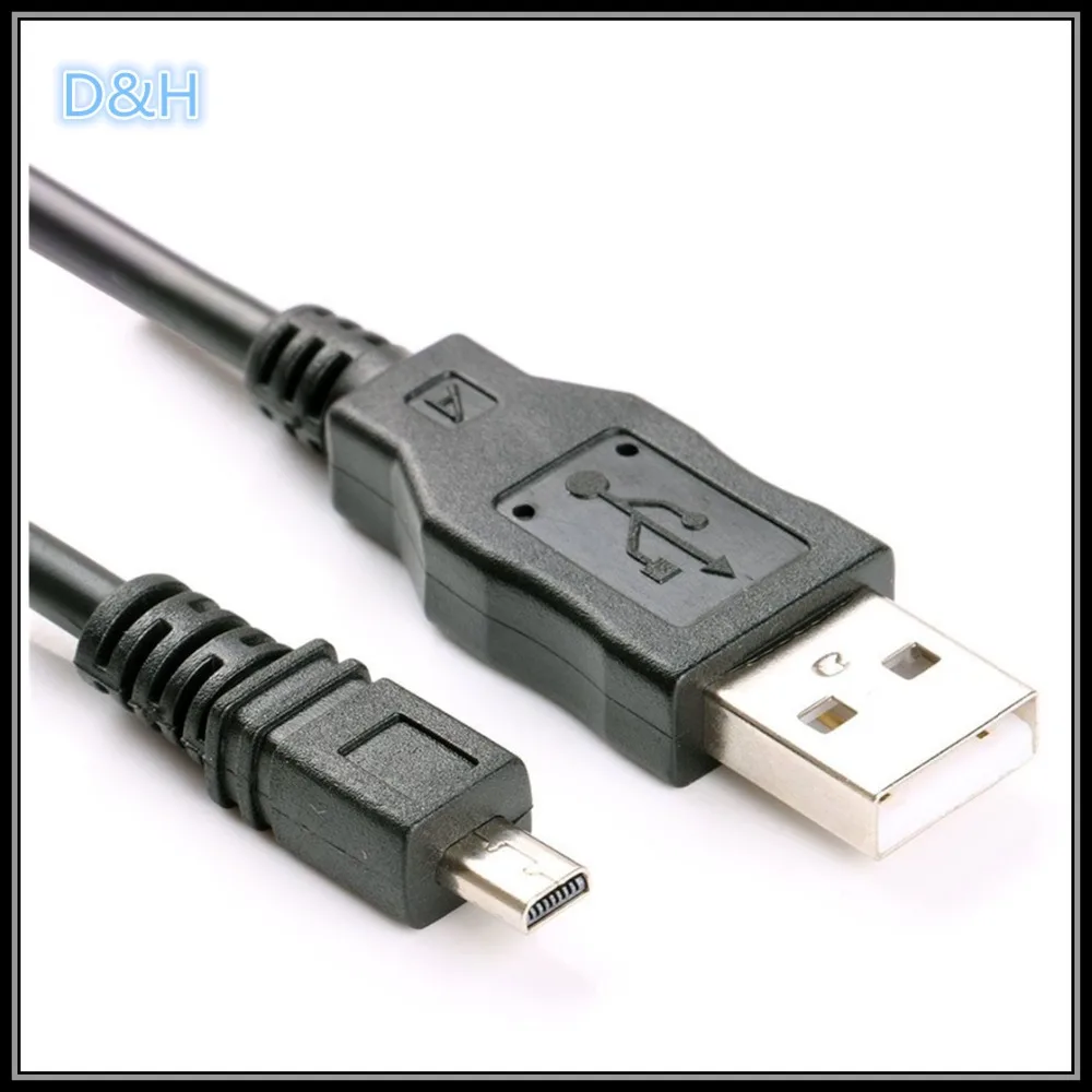 USB кабель для передачи данных камеры Nikon D3300 D5000 D5100 D5200 D5300 D5500 D7100 D7200 D750 P6000 P7000 P7100 P7700