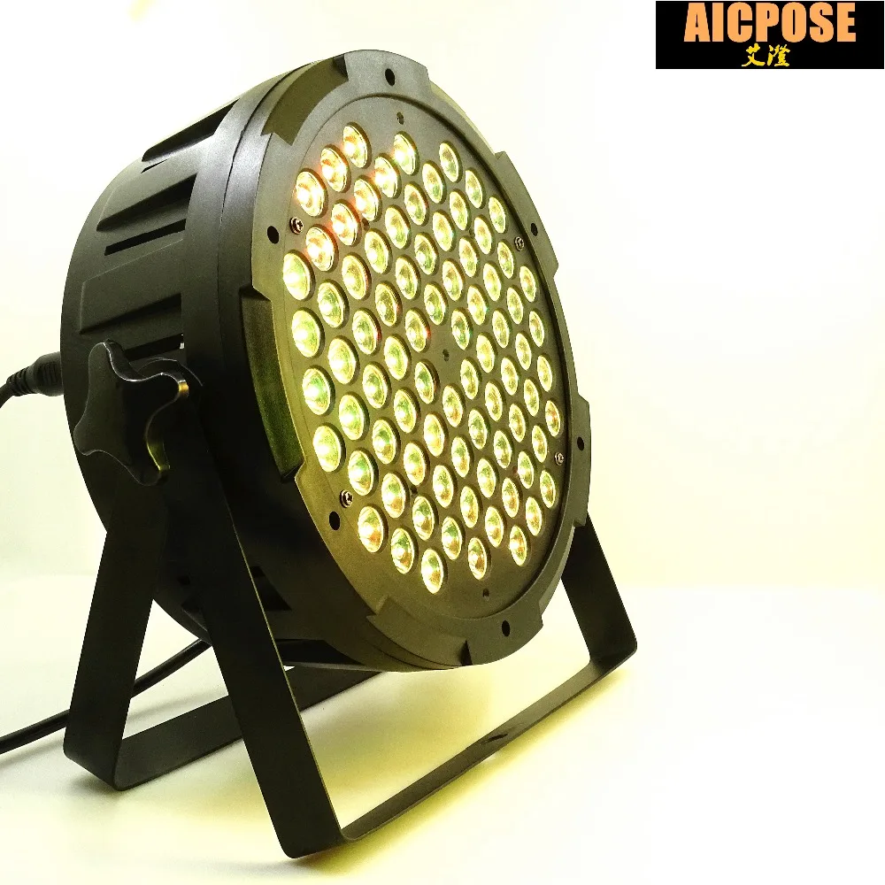 24 единицы 80*3 Вт RGB 3в1 освещение 80x3 led Par огни плоские par dmx512 Свадебная вечеринка в