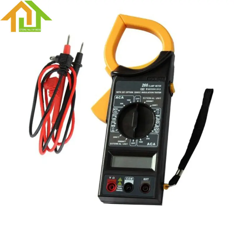 Цифровой мультиметр-зажим электронный измеритель сопротивления