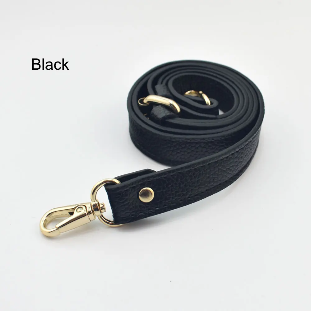 Black 120*2 см регулируемая сумка через плечо из натуральной кожи, ремешки для сумки, сменный ремешок для кошелька, ремень, KZ0358-1, мода KZ - Цвет: Black