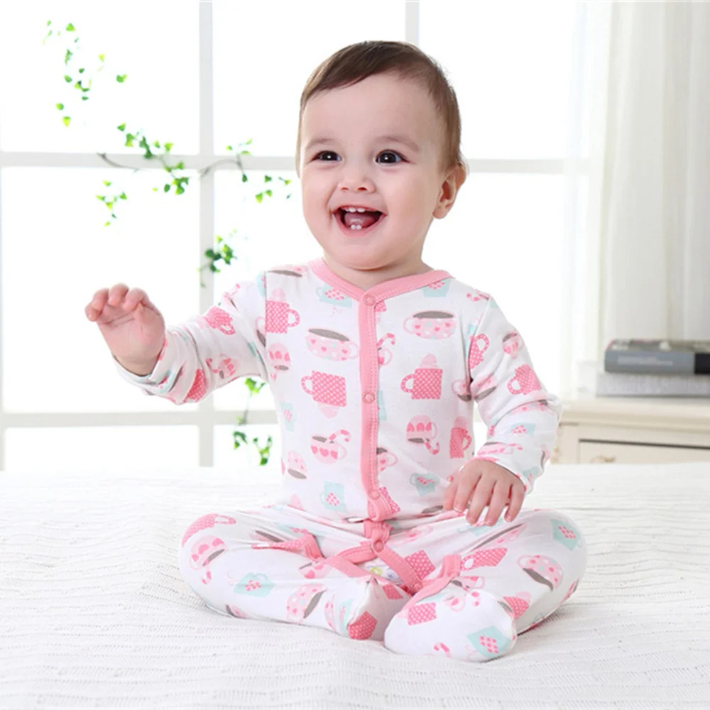 3 шт. детский хлопковый комбинезон для мальчиков и девочек|newborn baby rompers|baby romperspajamas