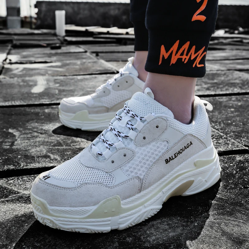 2018 новая обувь уличная спортивная для бега Большие размеры белые zapatillas hombre deportiva