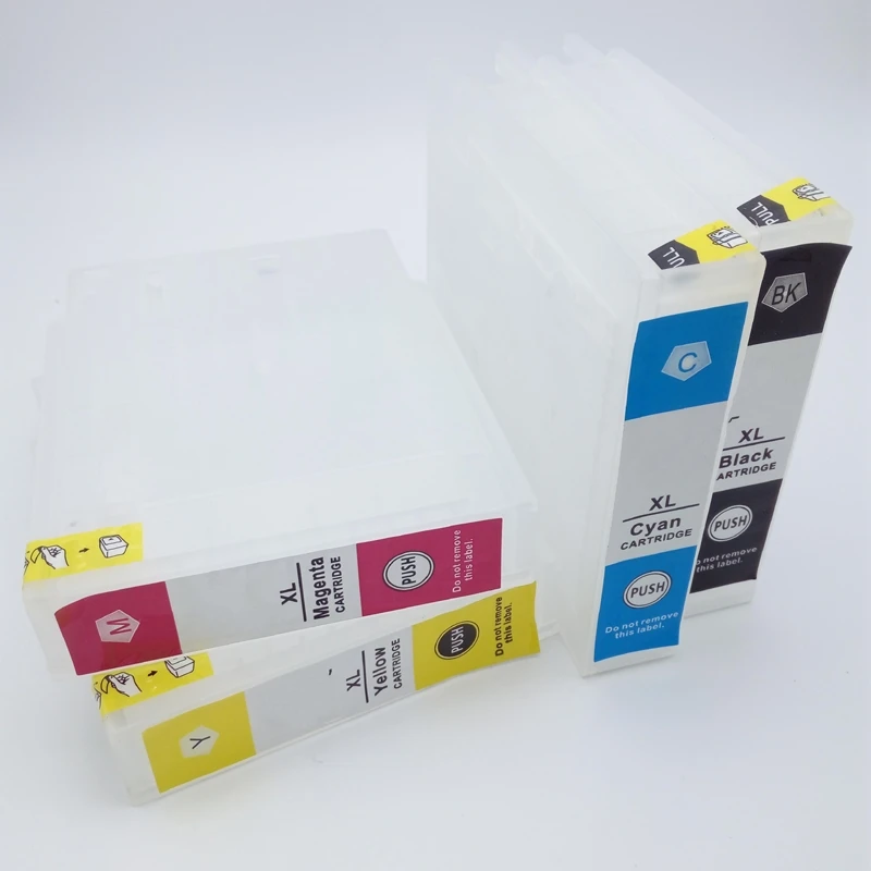 Многоразовый картридж с чернилами einkshop T9071 T9074 T9081 T9084 С одноразовым чипом для