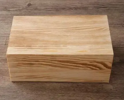 

Well polished smooth unfinished wooden box
