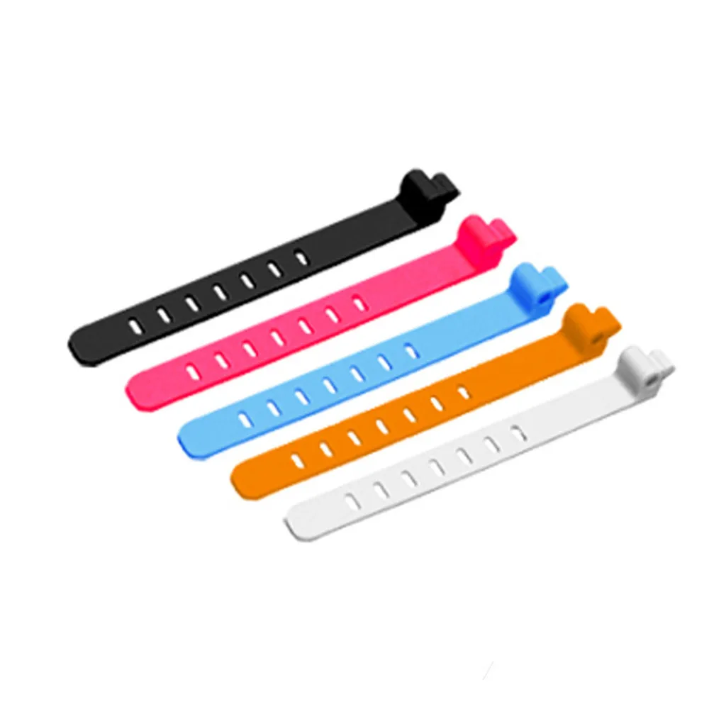 10pcs Silicone Cable Winder Organizer Wire Wrapped Cord Earphone Desk Storage Line Holder Office Set Accessories | Канцтовары для