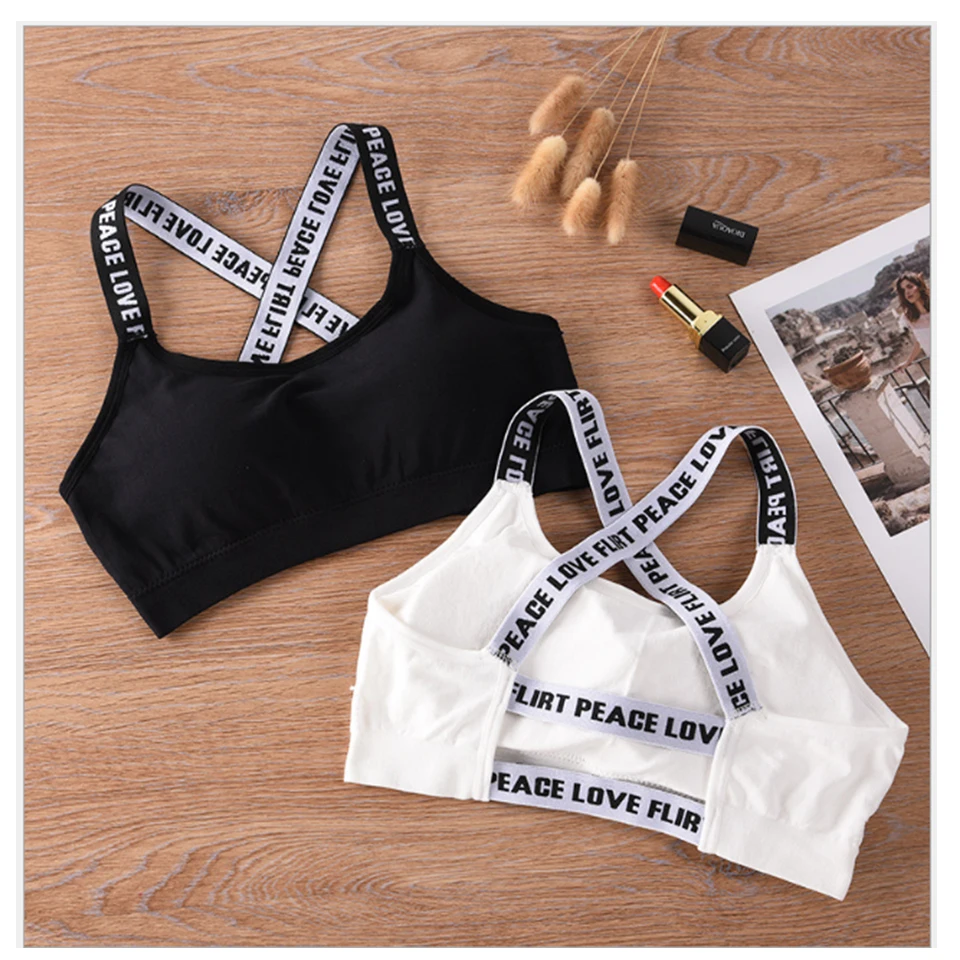 Women Sports Bra Top Black Padded Yoga Fitness Tank Woman Sport Push Up | Спорт и развлечения