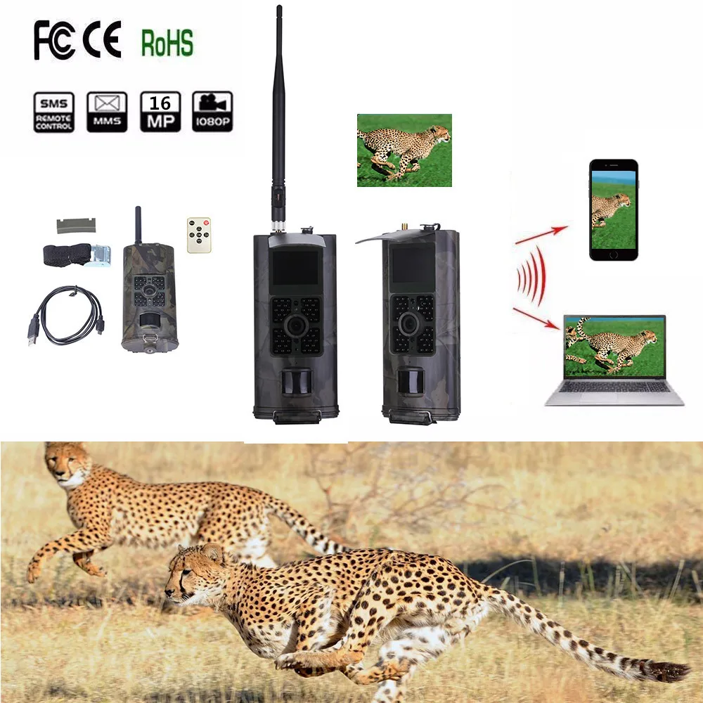 Фотоловушка Suntek hc7003g для охоты фотоловушка с инфракрасными светодиодами 16 МП 1080P