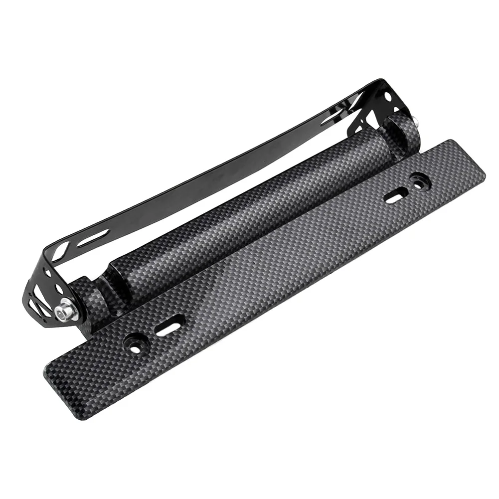 1 шт. Универсальный номерной знак рамка Регулируемый из углеродистого волокна