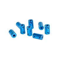 10pcs d14l25 aluminum alloy coupling bore 55mm 58mm 88mm 3d print part blue flexible shaft coupler screw part stepper motor