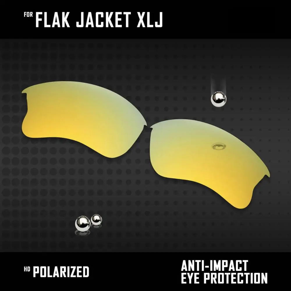 Сменные линзы OOWLIT для Oakley Flak Jacket XLJ поляризованные солнцезащитные очки разные