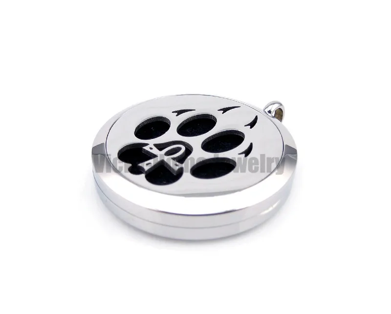 С цепочкой подарок лапой Дизайн (30 мм) Эфирное Масла диффузор медальон с колодки