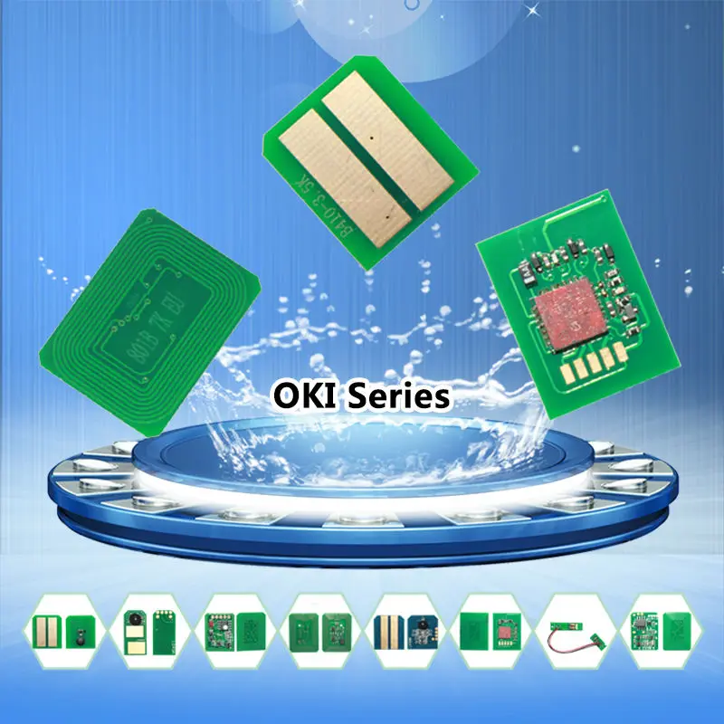 42918916 42918915 42918914 42918913 9600 9650 Перезагрузка чипа картриджа для OKI C9600 C9650 C9800 C9850 C9800MFP MFP