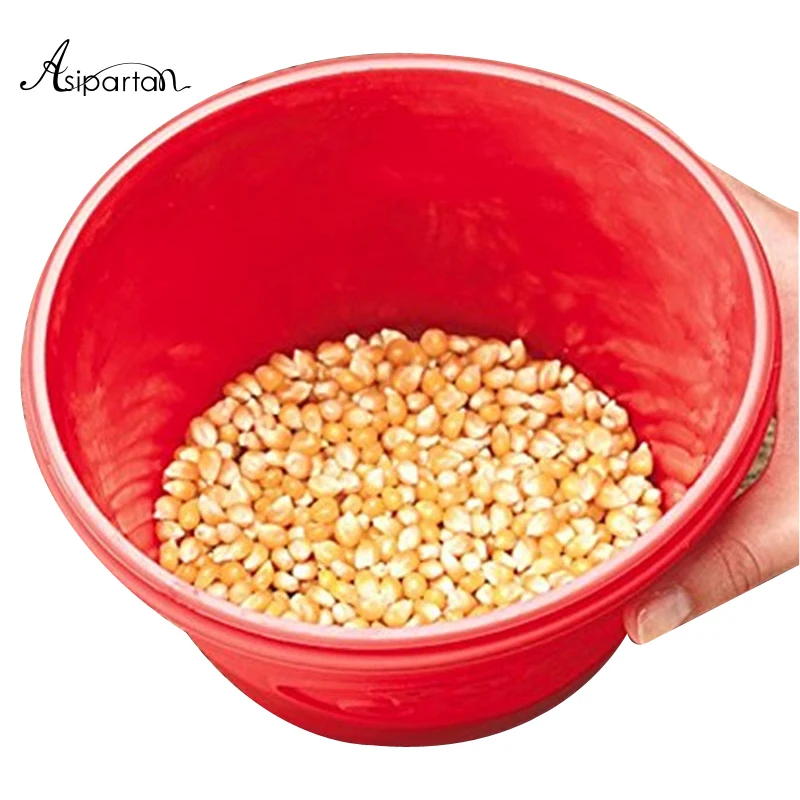 Asipartan 1 шт. попкорн чайник ведро силикона высокого качества Microwaveable миска с