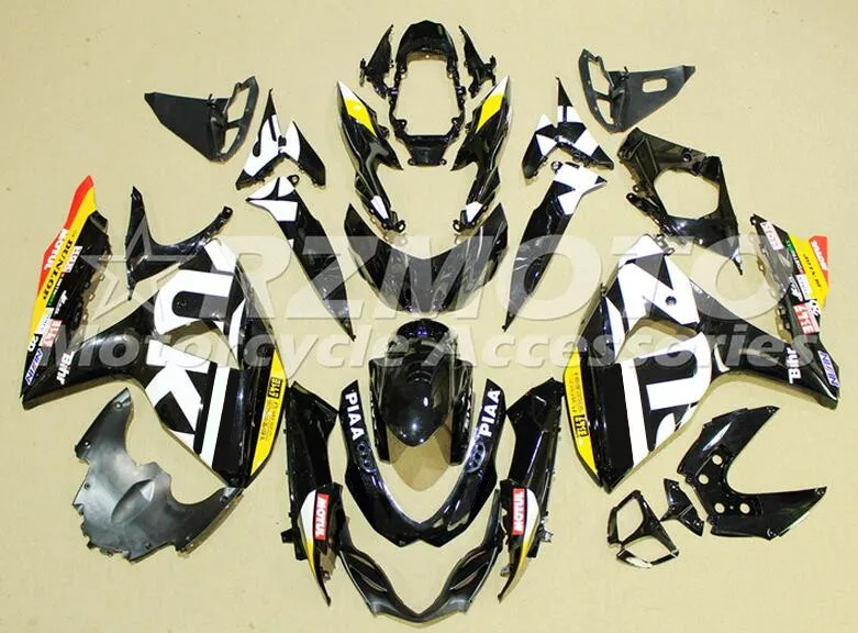 ABS литья под давлением обтекатель комплект подходит для SUZUKI GSXR1000 09-16 L2 GSX-R GSXR 1000 K9 2009 2010 ABS Обтекатели набор черный белый