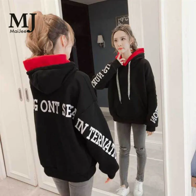 

MJ040A Big Size Winter Hoodies Sweatshirt Women Polerones Mujer Jaqueta Feminina Moletom Feminino Tracksuit Moleton Feminino